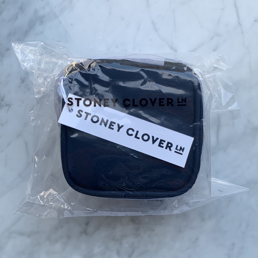 NWT Stoney Clover Lane Mini Open Top Pouch in Sapphire